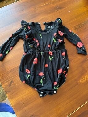 Kyte Baby Poppies Onesie